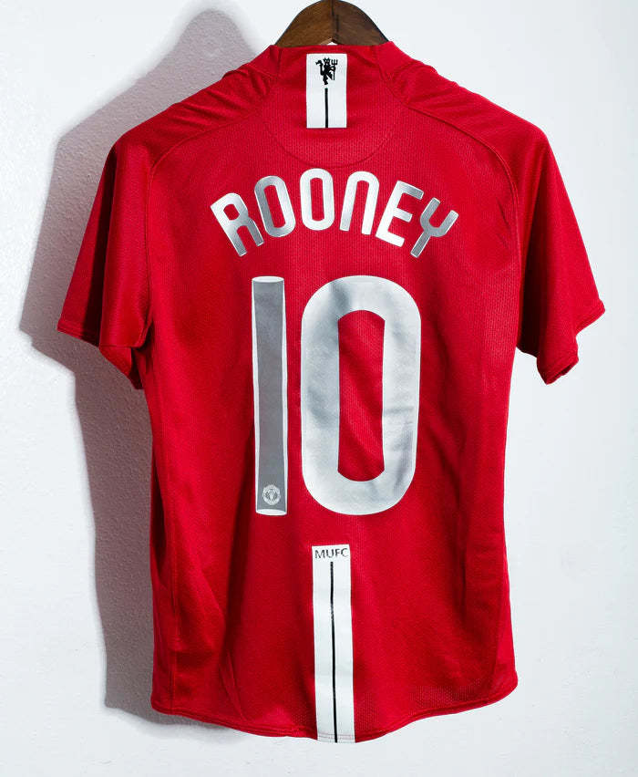 Wayne Rooney Manchester United 07/08 Home Original Retro Jersey