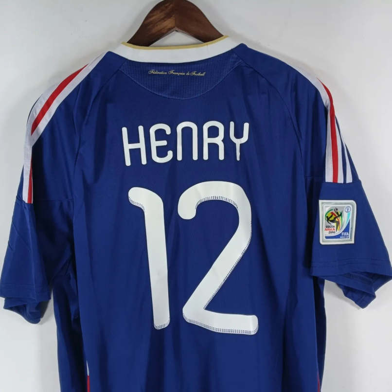 Thierry Henry France National Team 2010 Home Original Retro Jersey