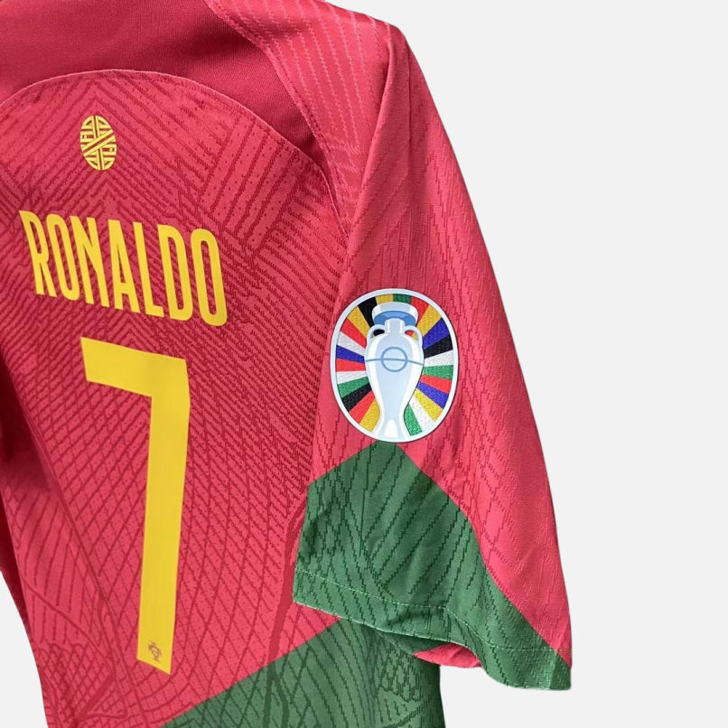 Cristiano Ronaldo CR7 Portugal National Team 2022 European Cup Home Original Retro Jersey