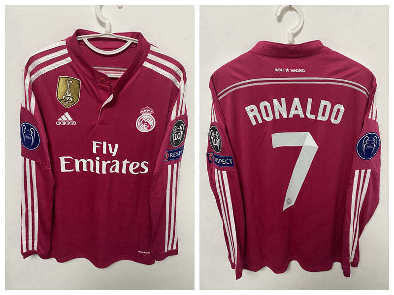 Cristiano Ronaldo CR7 Real Madrid 14/15 Away Original Retro Jersey