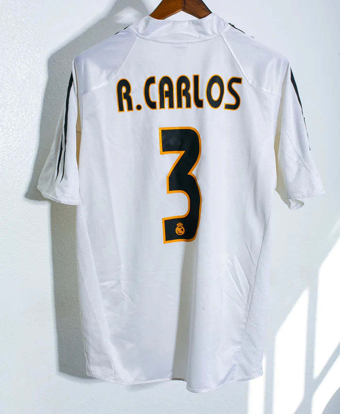 R Carlos Real Madrid 04/05 Home Original Retro Jersey