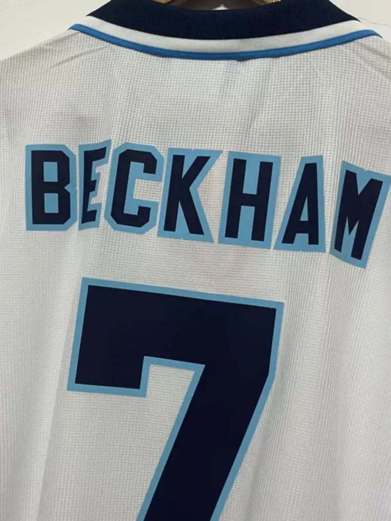 David Beckham England National Team 1996 Home Original Retro Jersey