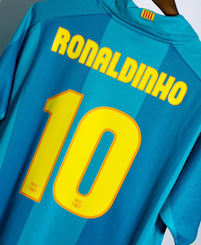 Ronaldinho Barcelona 07/08 Away Original Retro Jersey