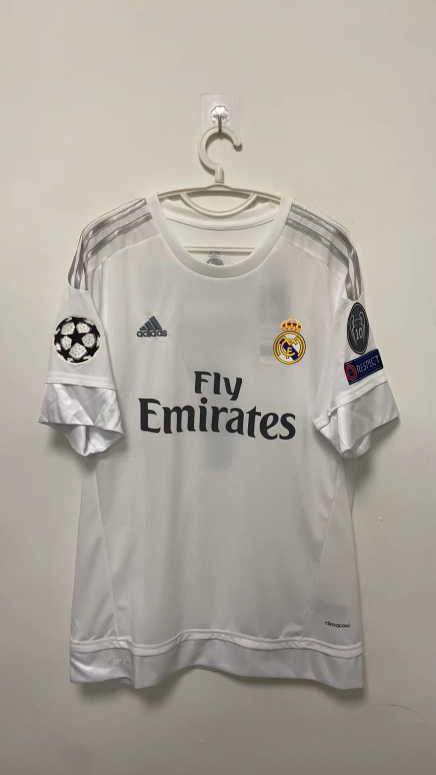 Cristiano Ronaldo CR7 Real Madrid15/16 Home Original Retro Jersey