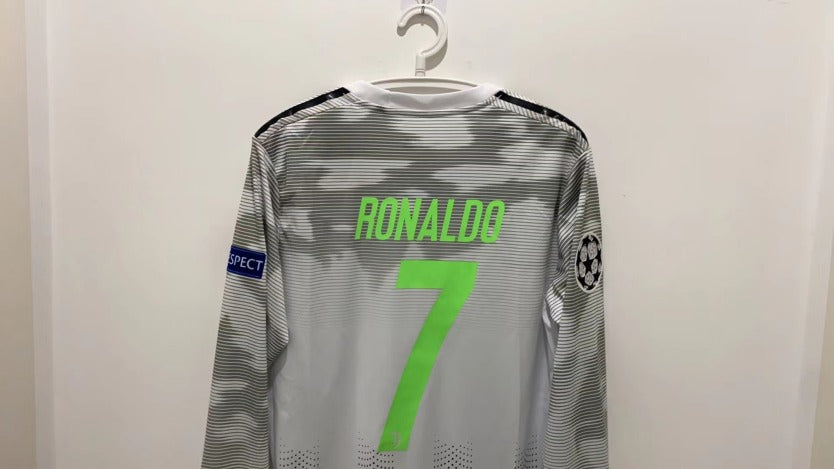 Cristiano Ronaldo CR7 Juventus 19/20 Limited Edition Long sleeve Retro Jersey