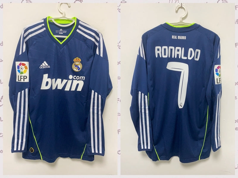 Cristiano Ronaldo CR7 Real Madrid 10/11 Away Original Retro Jersey