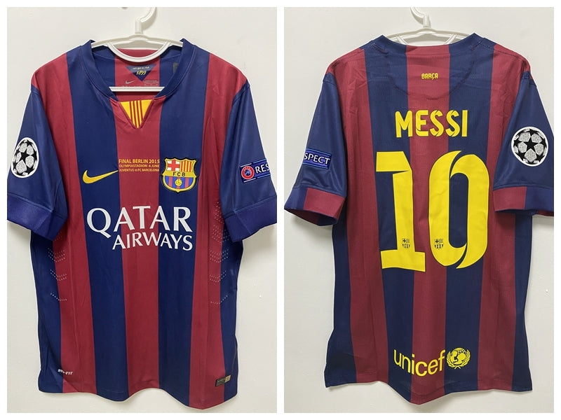 Messi Barcelona 2014/15 Home Original Retro Jersey