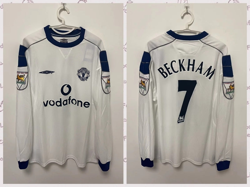 David Beckham Manchester United 99/00 Away Original Retro Jersey