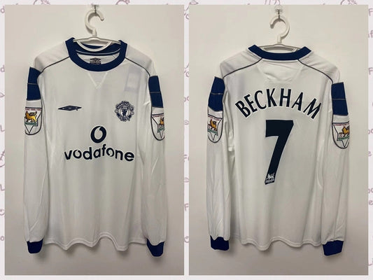 David Beckham Manchester United 99/00 Away Original Retro Jersey