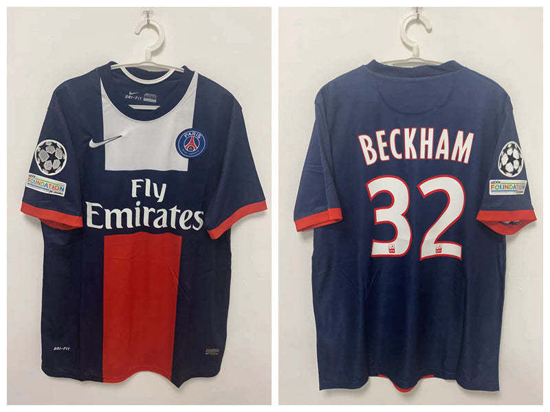 David Beckham Paris Saint-Germain PSG 13/14 Home Original Retro Jersey