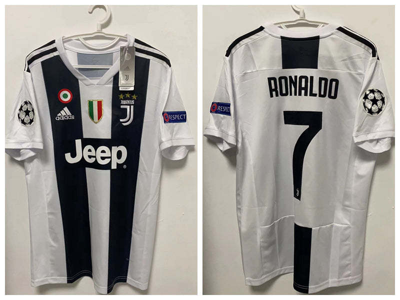 Cristiano Ronaldo CR7 Juventus 18/19 Home Original Retro Jersey
