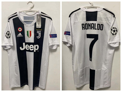Cristiano Ronaldo CR7 Juventus 18/19 Home Original Retro Jersey