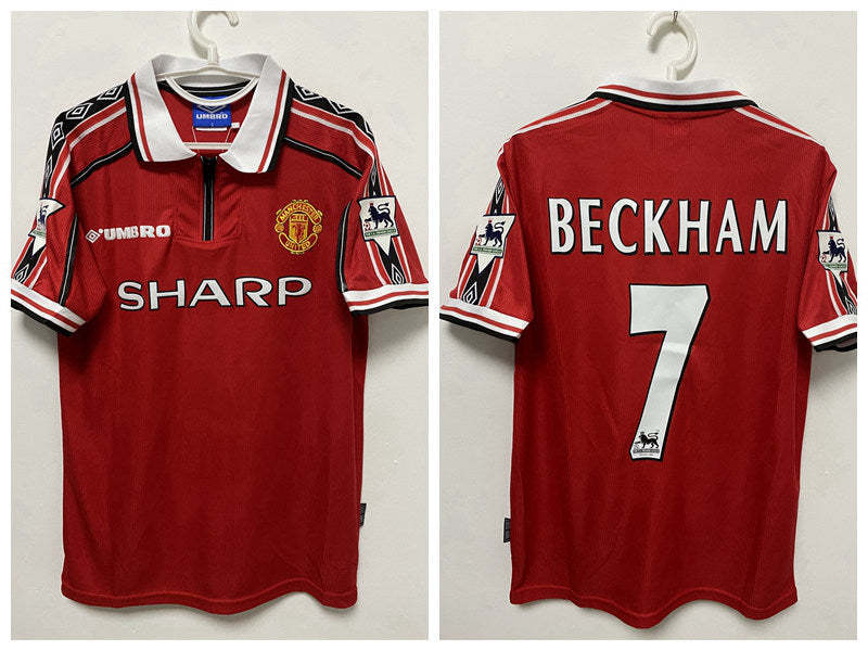 David Beckham Manchester United 98/99 Home Original Retro Jersey