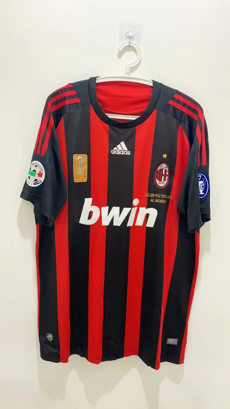 David Beckham AC Milan 08/09 Home Original Retro Jersey