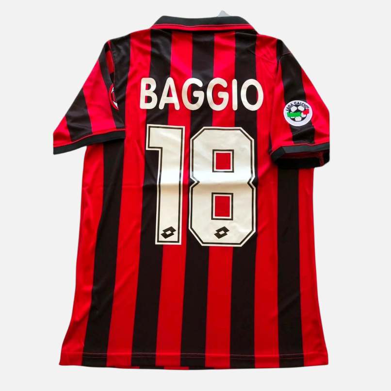 Roberto Baggio AC Milan 96/97 Home Original Retro Jersey