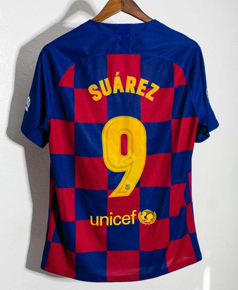Luis Suarez Barcelona 19/20 Home Original Retro Jersey