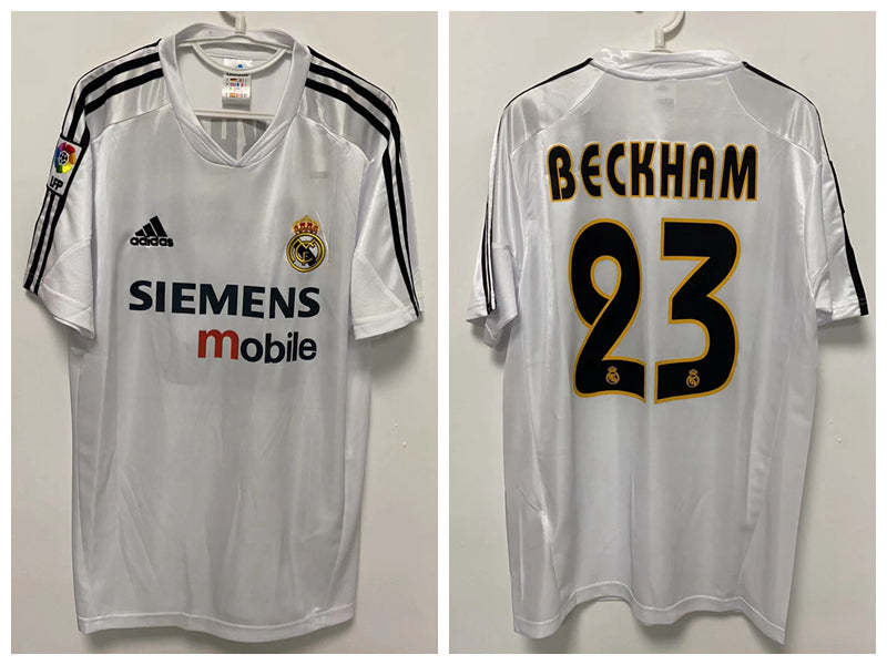 David Beckham Real Madrid 04/05 Home Original Retro Jersey