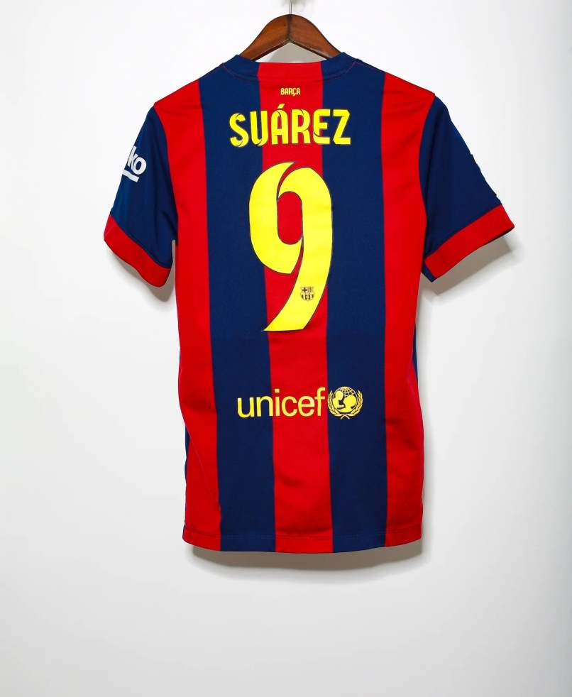 Luis Suarez Barcelona 14/15 Home Original Retro Jersey