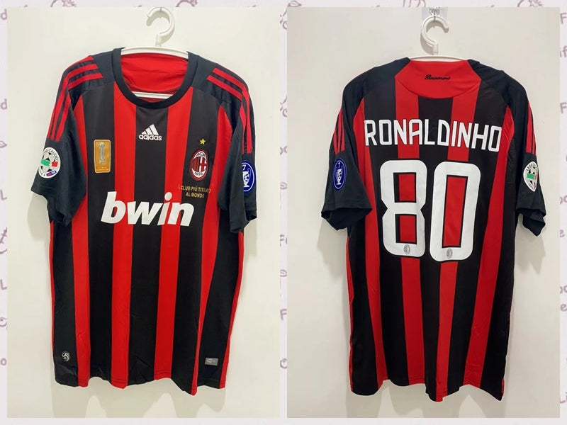 Ronaldinho AC Milan 08/09 Home Original Retro Jersey
