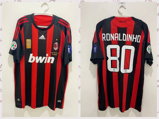 Ronaldinho AC Milan 08/09 Home Original Retro Jersey