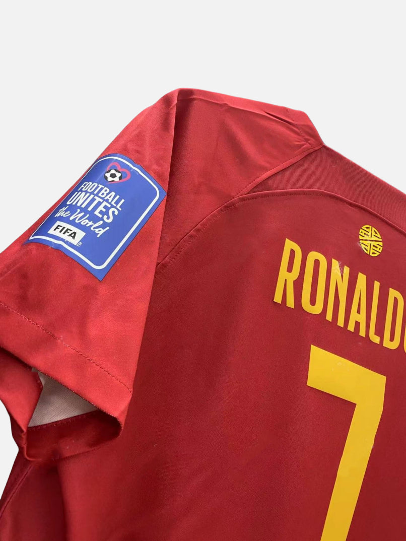 Nike Cristiano Ronaldo CR7 Portugal National Team 2022 World Cup Home Original Retro Jersey