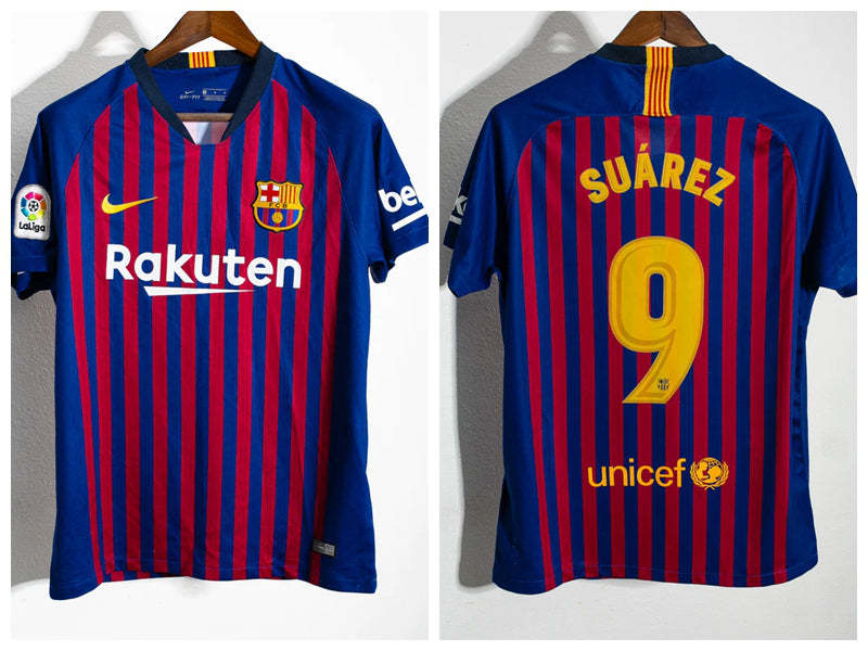 Luis Suarez Barcelona 18/19 Home Original Retro Jersey