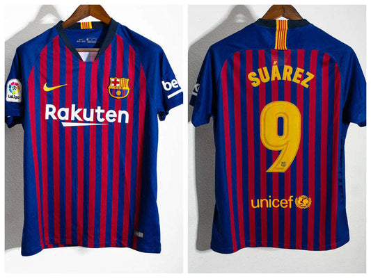 Luis Suarez Barcelona 18/19 Home Original Retro Jersey
