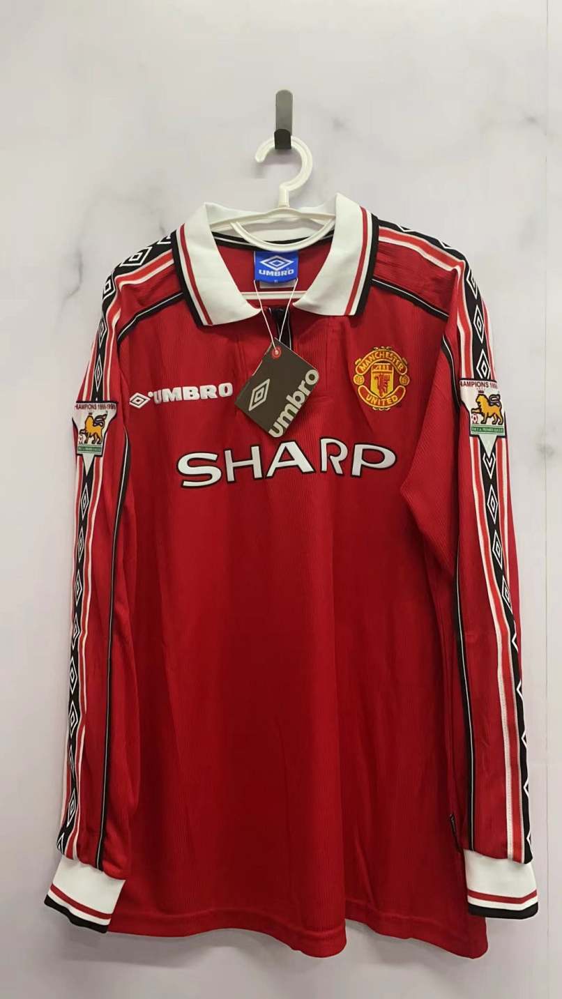David Beckham Manchester United 98/99 Home Original Retro Jersey