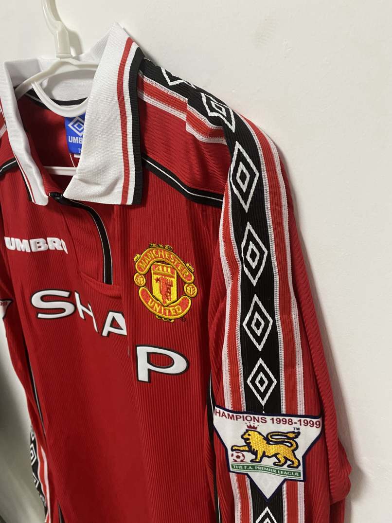 David Beckham Manchester United 98/99 Home Original Retro Jersey