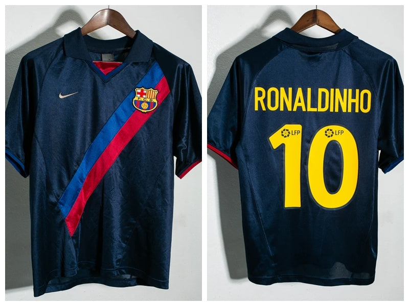 Ronaldinho Barcelona 03/04 Third Original Retro Jersey