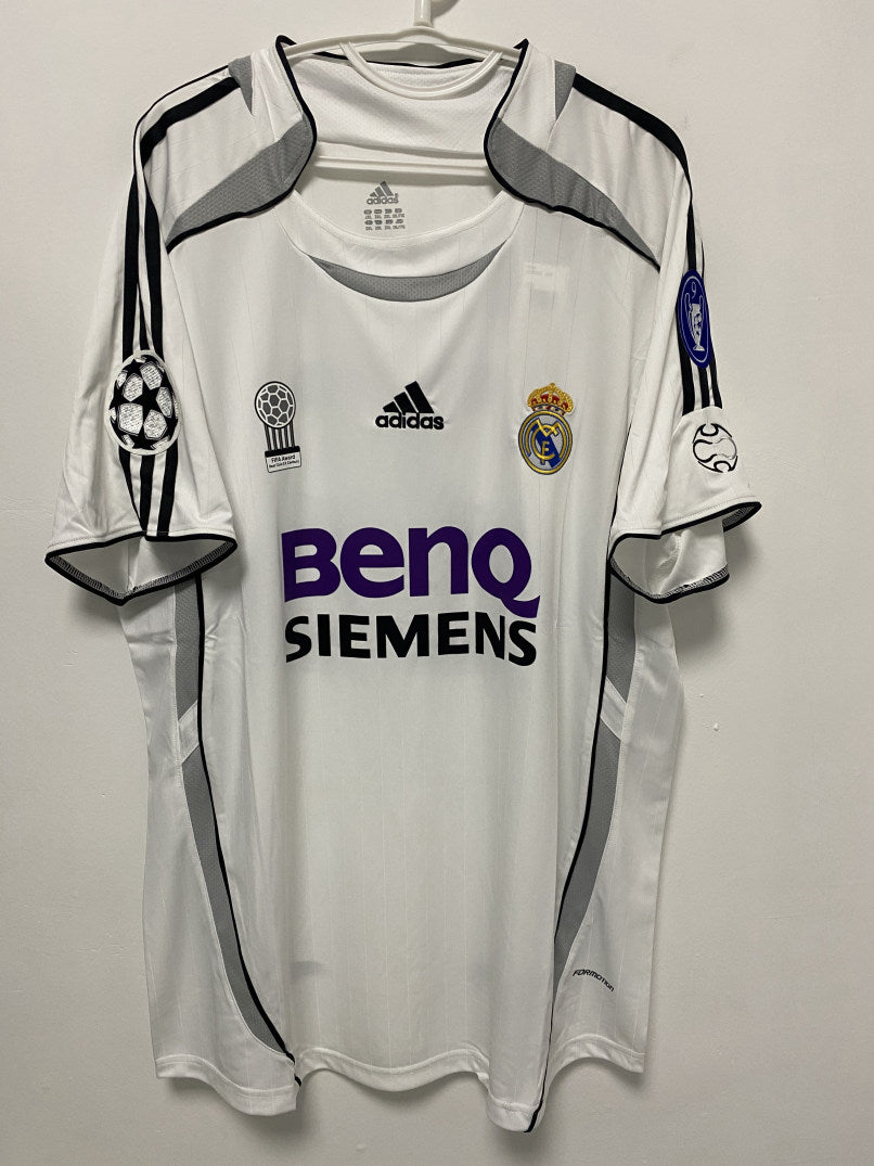 David Beckham Real Madrid 06/07 Home Original Retro Jersey