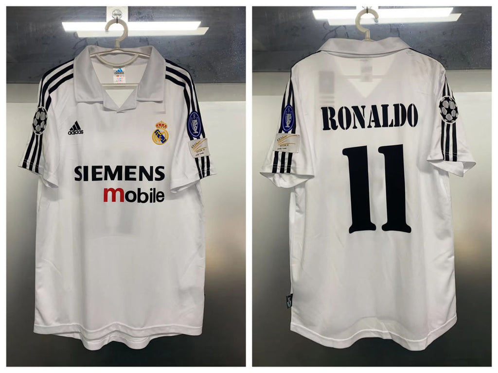 Ronaldo Real Madrid 03/04 Home Original Retroshort sleeve Jersey
