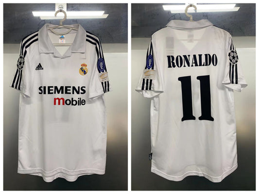 Ronaldo Real Madrid 03/04 Home Original Retroshort sleeve Jersey