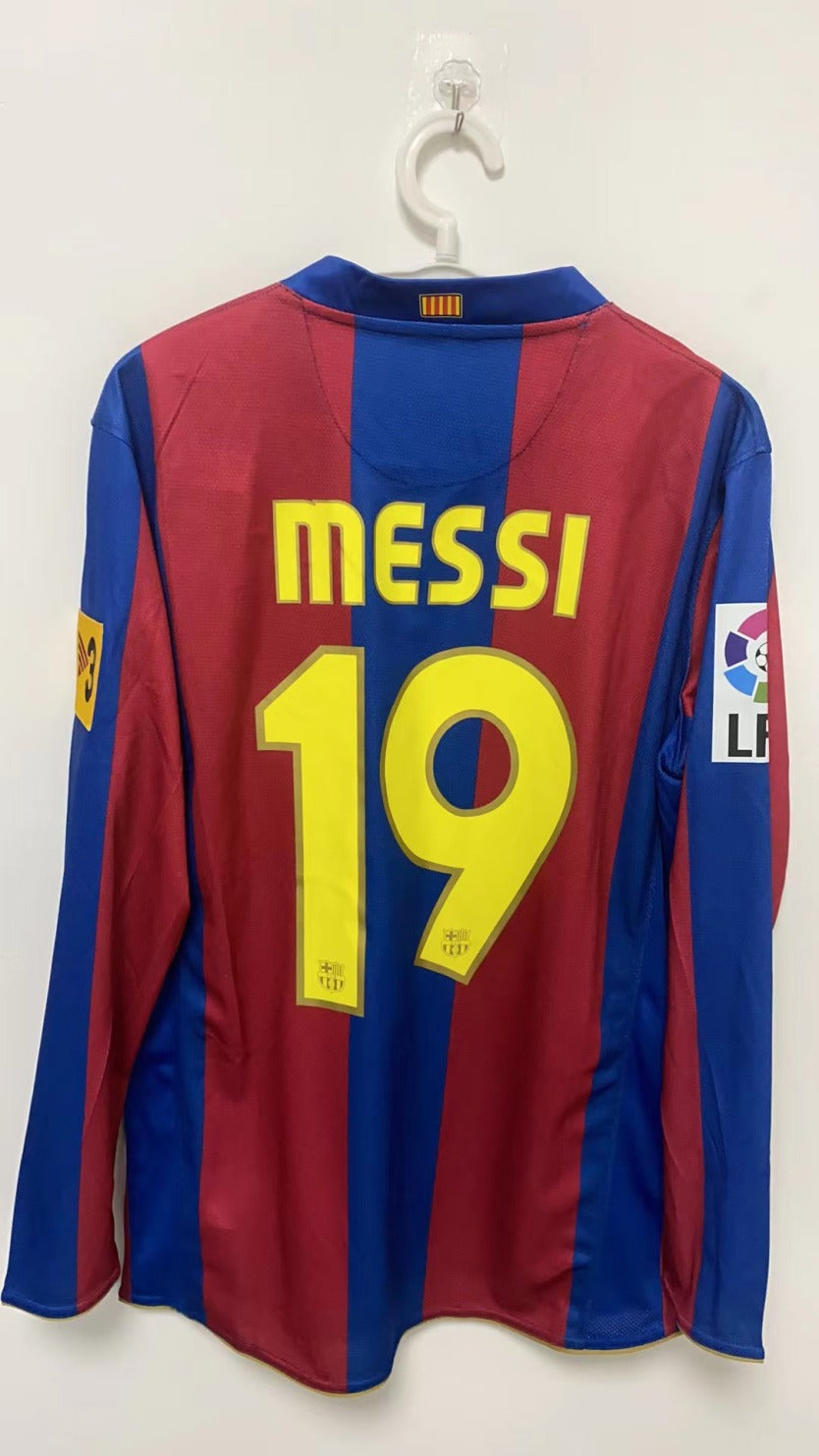 Messi Barcelona 2007/08 Home Original Retro Jersey