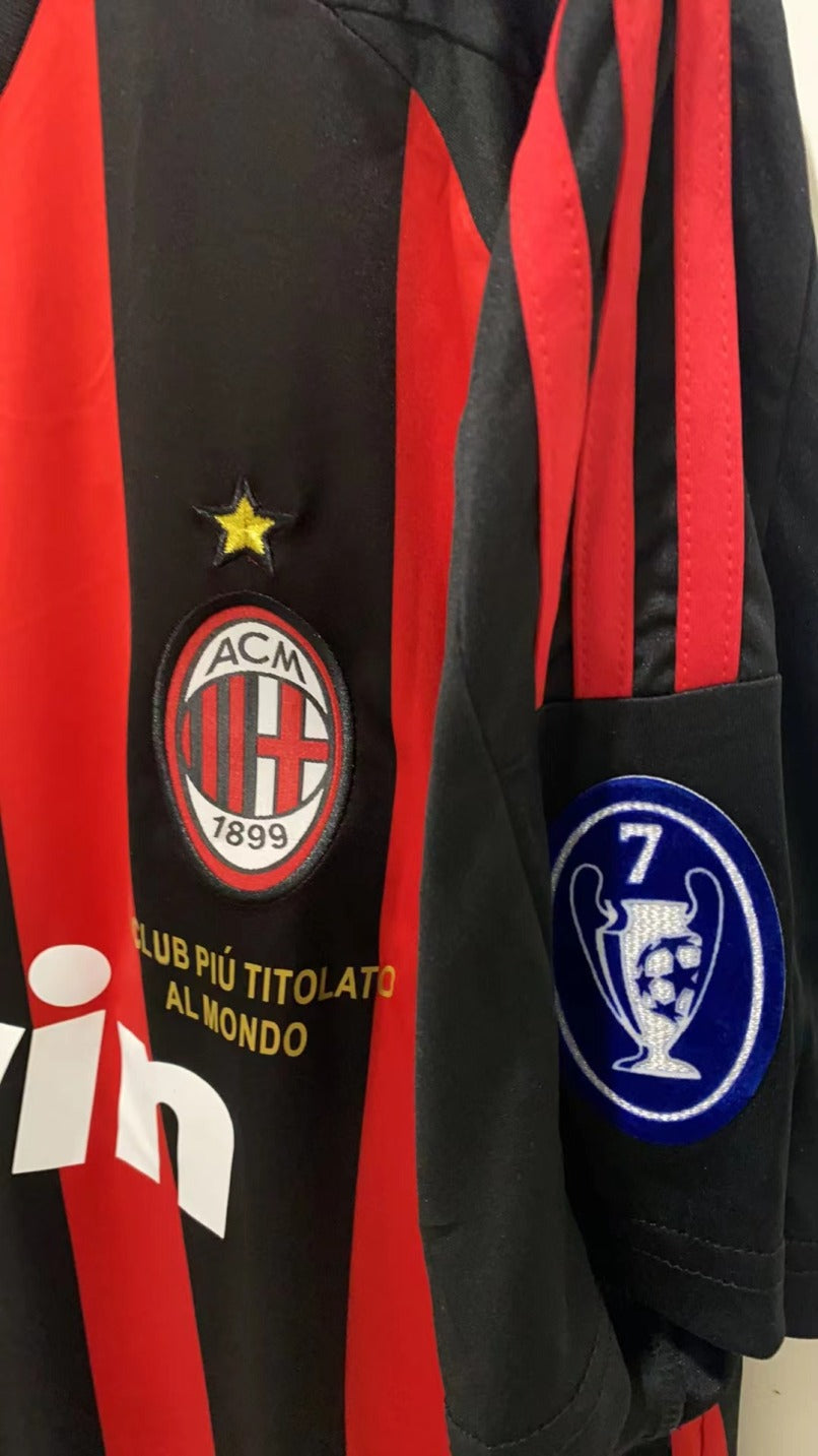 David Beckham AC Milan 08/09 Home Original Retro Jersey