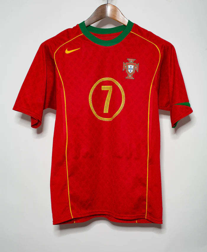 Luis Figo Portugal National Team 2004 Home Original Retro Jersey