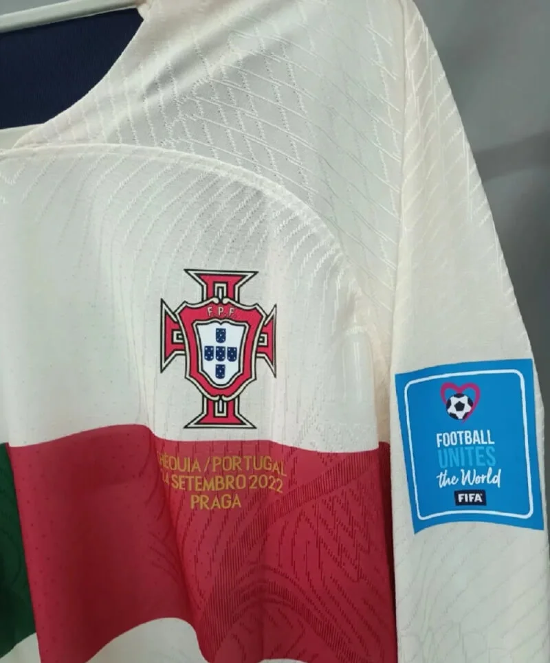 Cristiano Ronaldo CR7 Portugal National Team 2022 World Cup Away Original Retro Jersey