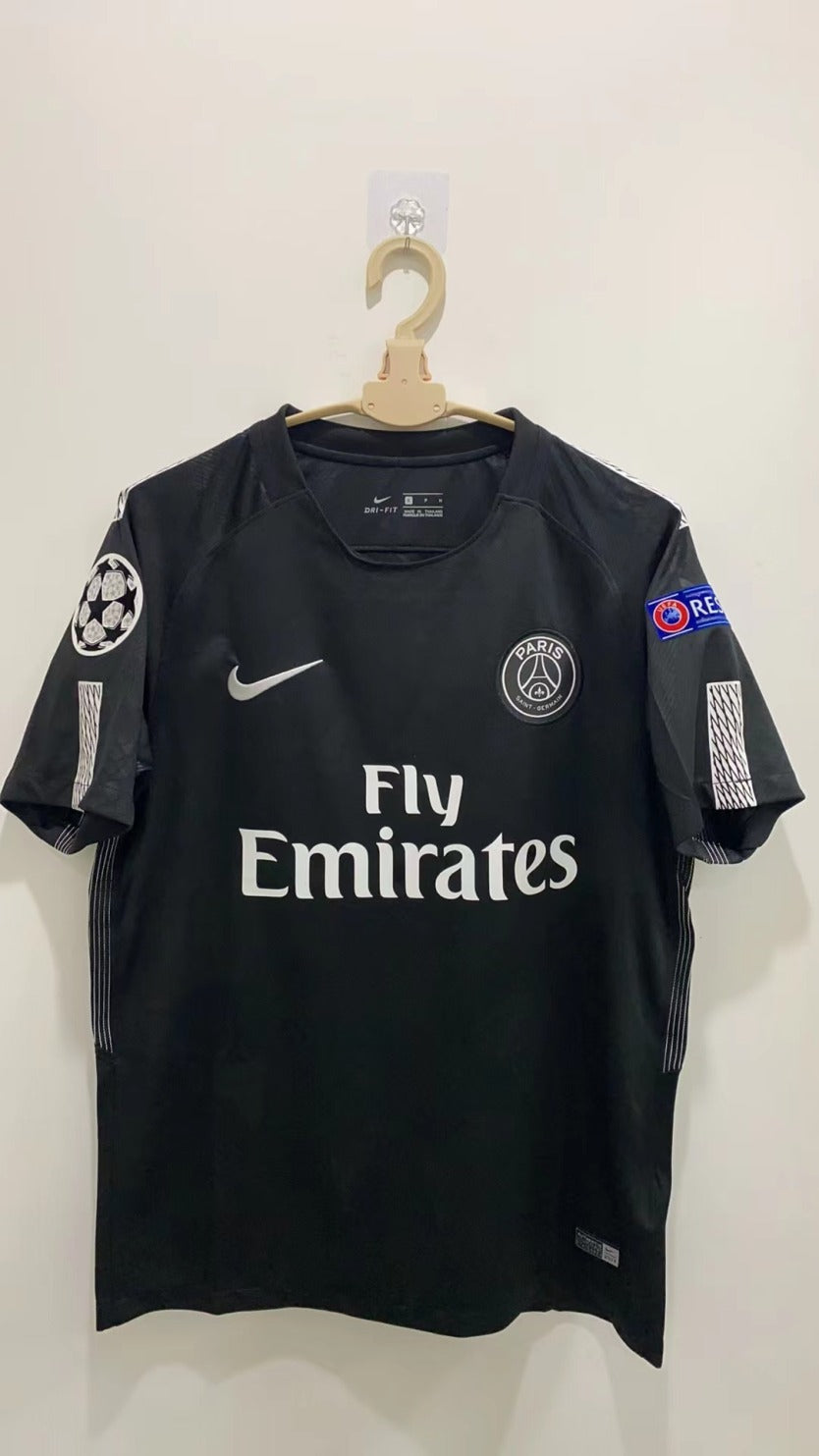 Neymar 2017-18 Paris Saint-Germain PSG Fourth Original Retro Jersey