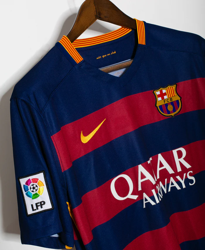 Neymar 2015-16 Barcelona Home Original Retro Jersey
