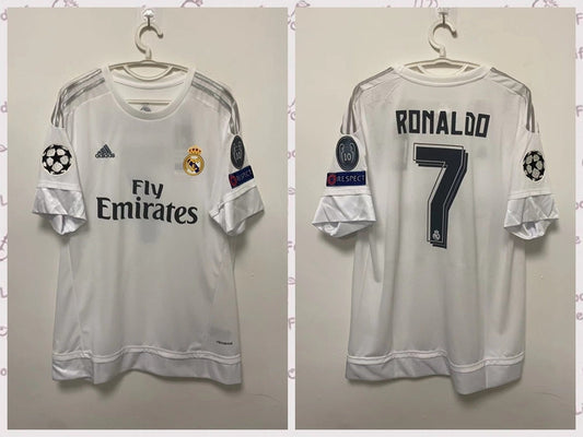 Cristiano Ronaldo CR7 Real Madrid15/16 Home Original Retro Jersey
