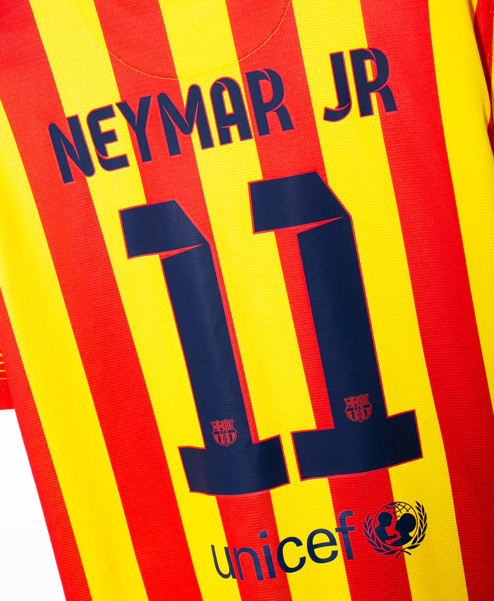 Neymar 2013-14 Barcelona Away Original Retro Jersey