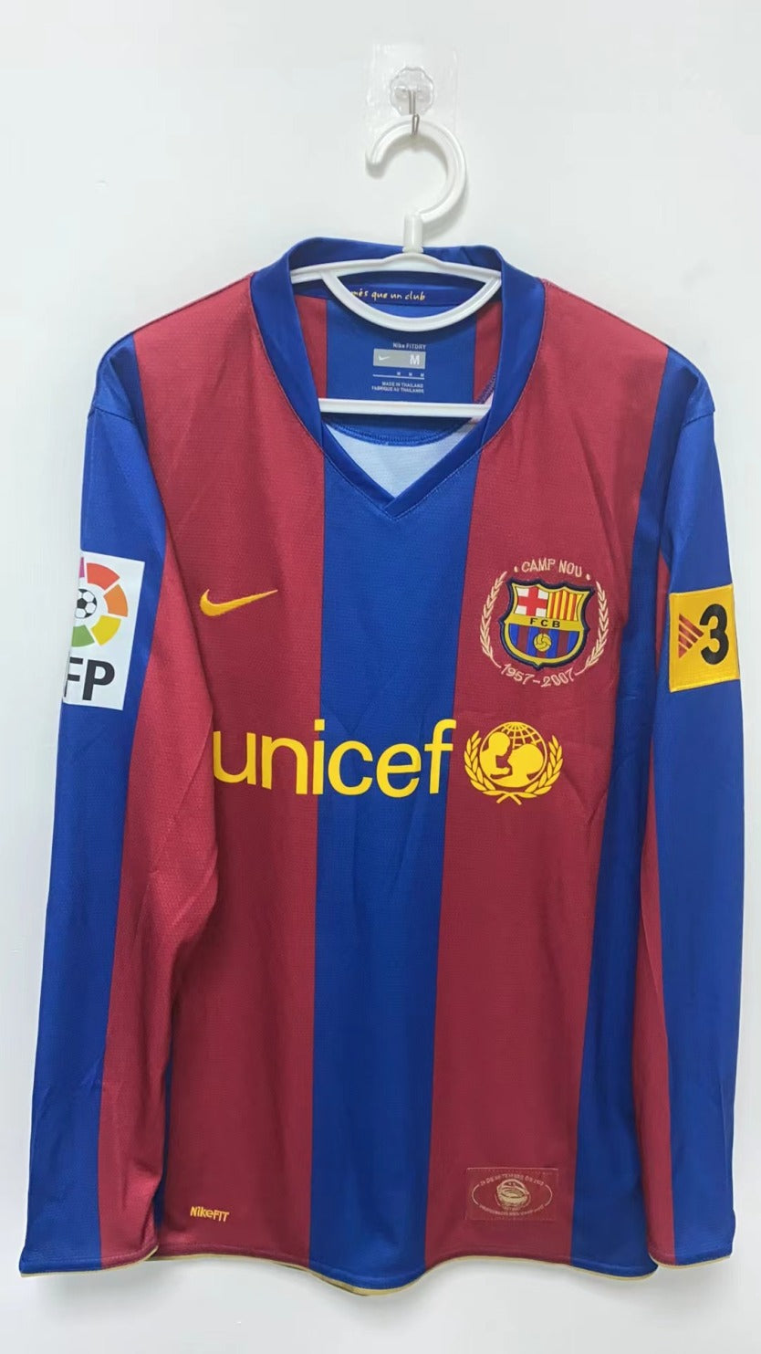 Messi Barcelona 2007/08 Home Original Retro Jersey