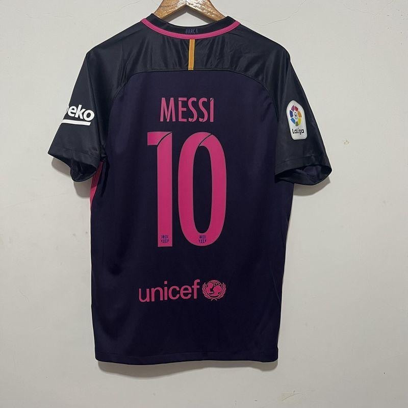 Messi Barcelona 2016/17 Away Original Retro Jersey