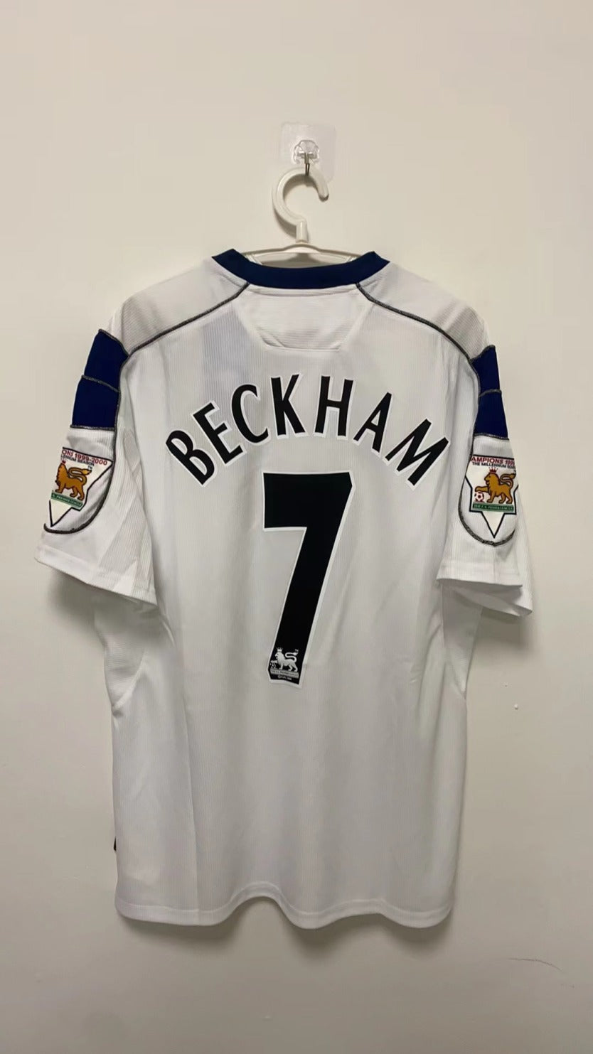 David Beckham Manchester United 99/00 Away Original Retro Shortsleeve Jersey
