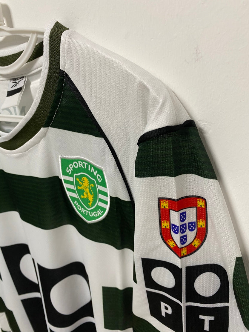 Cristiano Ronaldo CR7 Sporting Lisbon 01/03 Home Short-sleeve Retro Jersey