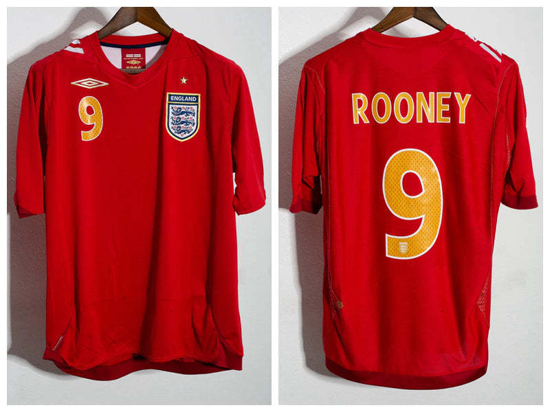 Wayne Rooney England National Team 2006 Away Original Retro Jersey