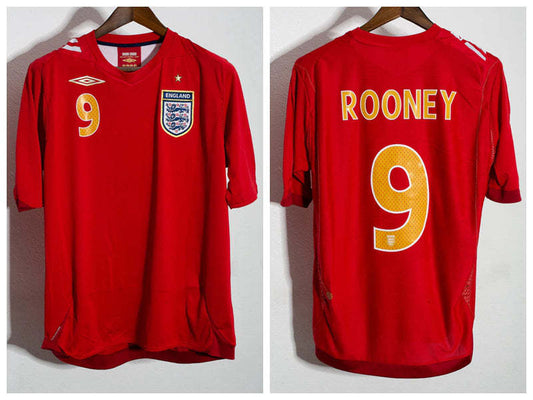 Wayne Rooney England National Team 2006 Away Original Retro Jersey