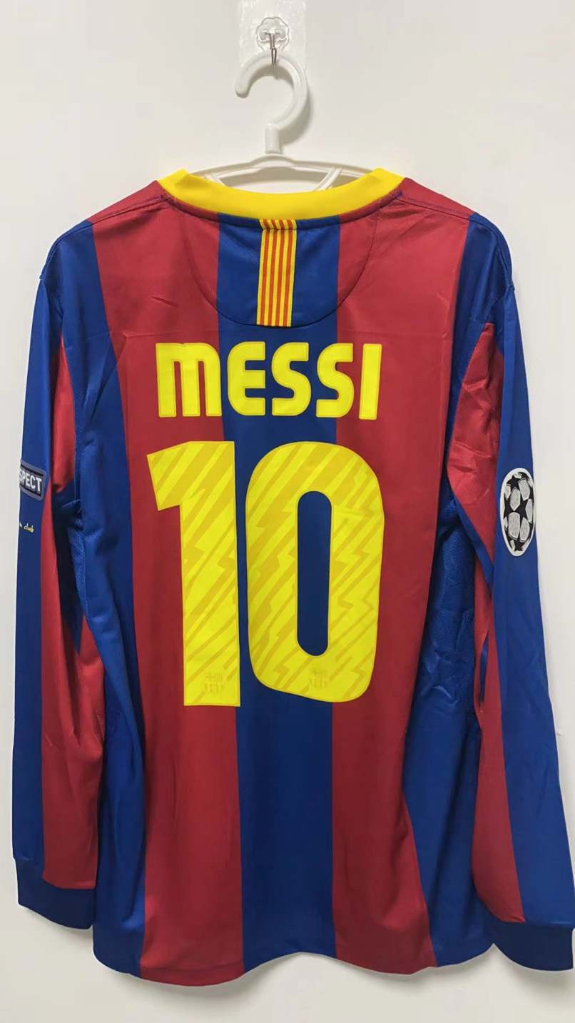Messi Barcelona 10/11 Home Original Retro Jersey