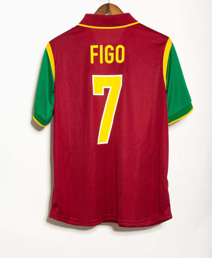 Luis Figo Portugal National Team 1998 Home Original Retro Jersey
