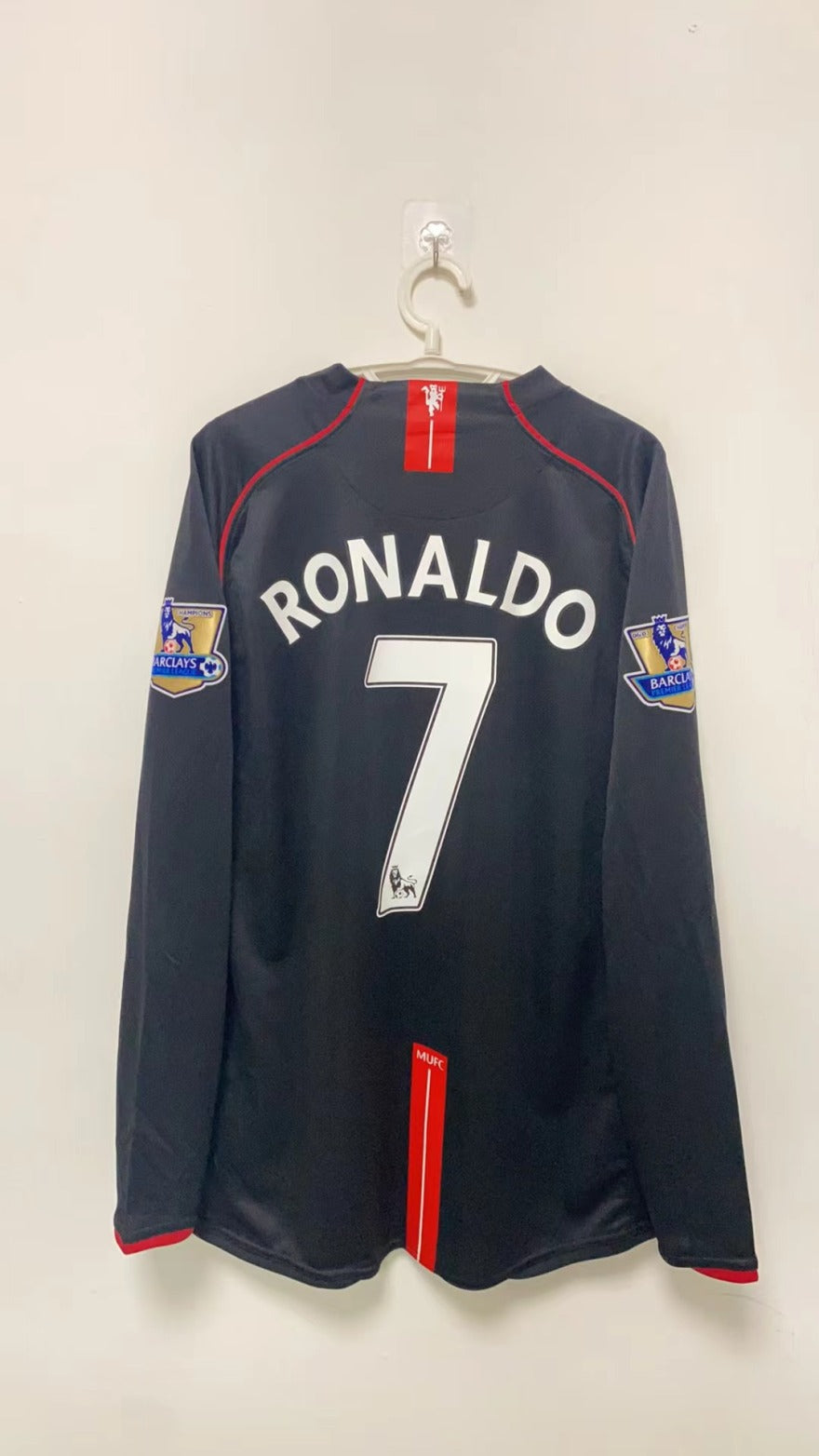 Cristiano Ronaldo CR7 Manchester United 07/08 Away Original Retro Jersey